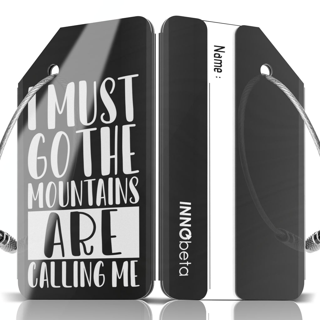 Stainless Steel Luggage Tags with Sayings