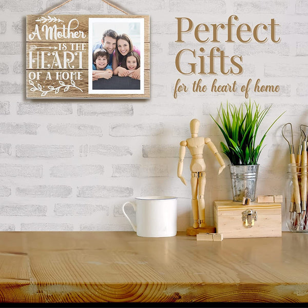 INNObeta Picture Frame for Mom (A Mother is the Heart of a Home)